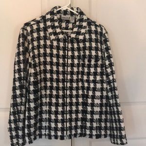 Chico’s Black & White Size 3 Jacket